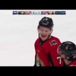 Brady Tkachuk First NHL Goal vs OTT 10-10-18