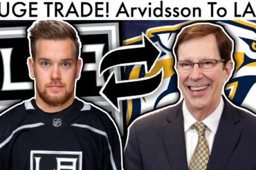 HUGE TRADE! VIKTOR ARVIDSSON TRADED TO KINGS! (NHL Trade Rumors & Kings-Predators Trade Live Stream)