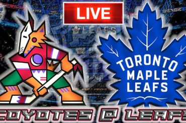 Arizona Coyotes vs Toronto Maple Leafs LIVE Stream Game Audio | NHL LIVE Stream Gamecast & Chat