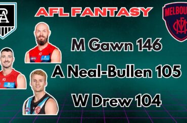 Gawn 146 - Port Adelaide Power vs Melbourne  Demons AFL Fantasy Game Review 2024