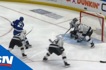 Lightning’s Brayden Point Scores Pretty Goal After Kings Turnover