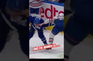 Domi vs Janmark 🥊- Oilers vs Maple Leafs - and the winner is... #shorts