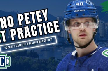 NO PETTERSSON AT PRACTICE, SILOVS TO START TOMORROW?