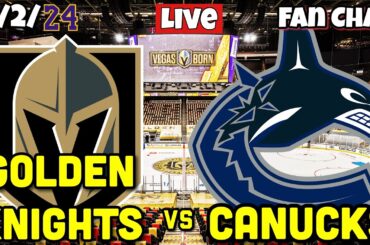 Las Vegas Golden Knights vs Vancouver Canucks Live Game Audio NHL Live Stream