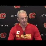 Flames Head Coach Darryl Sutter On Elias Lindholm