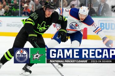 Oilers @ Stars 4/3 | NHL Highlights 2024