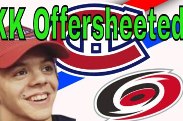 Carolina Hurricanes Offersheet Montreal Canadiens Jesperi Kotkaniemi!