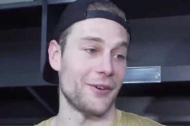 Brandon Carlo on Bruins Win vs Predators: "Good Building Block" | Postgame Interview