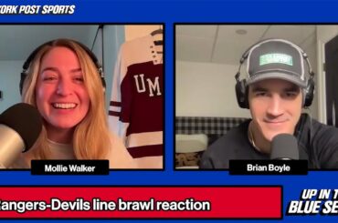 Epic Rangers-Devils Brawl, Quick’s Special Record | Ep. 151 | Up in the Blue Seats