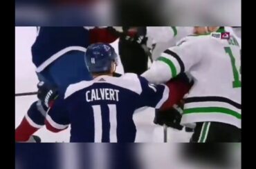 Jamie Benn vs Matt Calvert|Янв.14.2020|сезон19-20