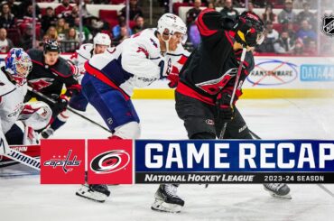 Capitals @ Hurricanes 4/5 | NHL Highlights 2024