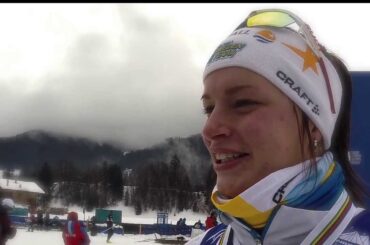 Sofia Henriksson (SWE) - 2nd place Ladies Junior Interval Start Classical 5 km - WSC Fiemme 2014