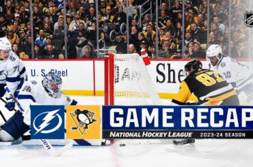 Lightning @ Penguins 4/6 | NHL Highlights 2024