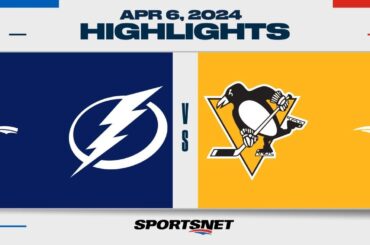 NHL Highlights | Lightning vs. Penguins - April 6, 2024