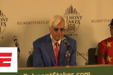 Justify's jockey Mike Smith, and trainer Bob Baffert go into detail on Triple Crown win | ESPN