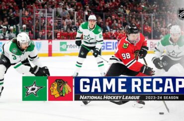 Stars @ Blackhawks 4/6 | NHL Highlights 2024