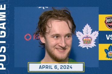 Toronto Marlies Media Availability | Postgame vs. Utica Comets | April 6, 2024