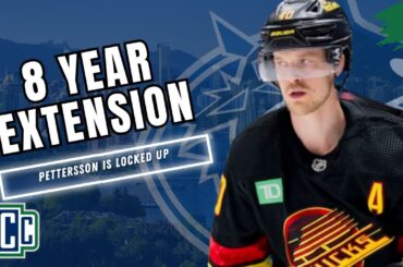 ELIAS PETTERSSON SIGNS 8~YEAR CONTRACT EXTENSION WITH THE CANUCKS