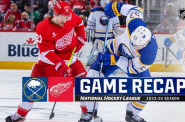 Sabres @ Red Wings 4/7 | NHL Highlights 2024