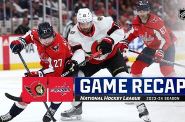 Senators @ Capitals 4/7 | NHL Highlights 2024