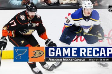 Blues @ Ducks 4/7 | NHL Highlights 2024