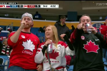 Maxime Comtois 5-0 Goal - Canada vs Slovakia 2018 WJC 12.27.17