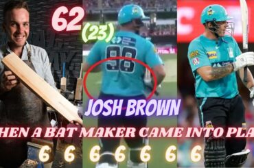 Brisbane Heat vs Sydney Sixers | Josh Brown Batting | Highlights | Big Bash League 2023 | BBL