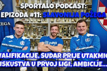 Sportalo podcast #11 - Ivan Antunović & Matej Martinović - NK Slavonija Požega