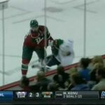 Cal Clutterbuck hits Taylor Hall