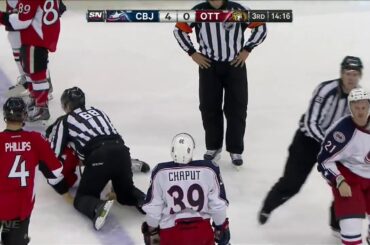 Mark Borowiecki vs James Wisniewski Nov,17 2013