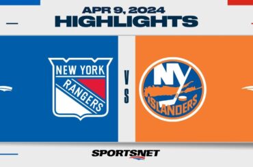 NHL Highlights | Rangers vs. Islanders - April 9, 2024