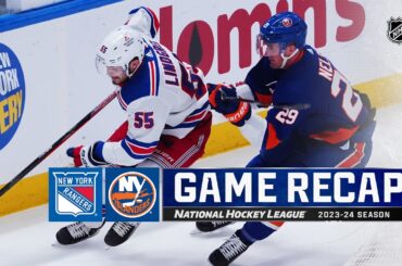 Rangers @ Islanders 4/9 | NHL Highlights 2024