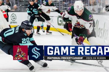 Coyotes @ Kraken 4/9 | NHL Highlights 2024