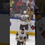 Tomas Hertl showing love to Vegas fans before team debut