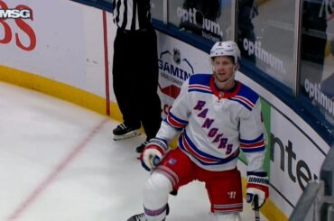 Jacob Trouba Dazed After Huge Hit By Matt Martin