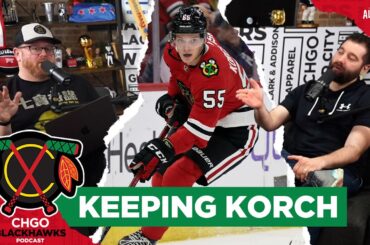 Did the Chicago Blackhawks make the right call keeping Kevin Korchinski in the NHL this season?