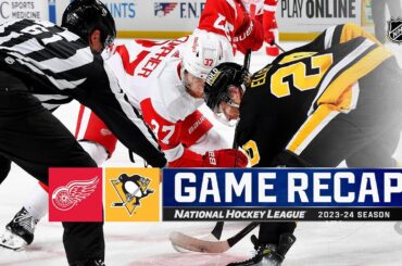 Red Wings @ Penguins 4/11 | NHL Highlights 2024