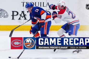 Canadiens @ Islanders 4/11 | NHL Highlights 2024