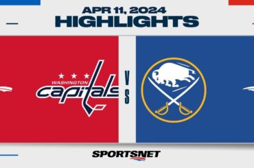 NHL Highlights | Capitals vs. Sabres. - April 11, 2024