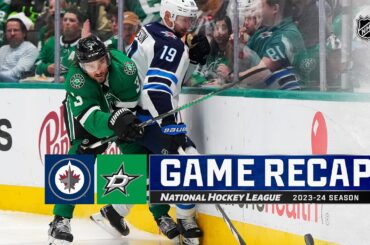 Jets @ Stars 4/11 | NHL Highlights 2024