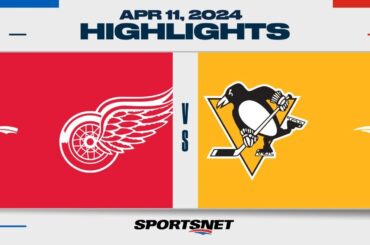 NHL Highlights | Red Wings vs. Penguins - April 11, 2024