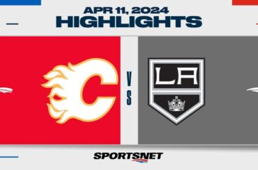 NHL Highlights | Flames vs. Kings - April 11, 2024