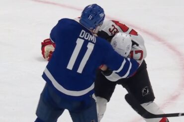 Max Domi Drops The Gloves With Simon Nemec