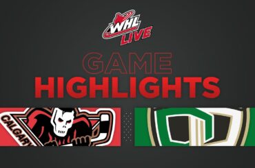 WHL Highlights: Hitmen (6) at Raiders (1) - October 15, 2022