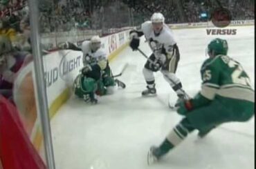 Sergei Gonchar cheapshot on Cal Clutterbuck