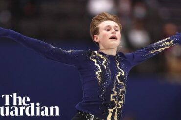 Teenage figure skater Ilia Malinin lands first quad axel in competition history