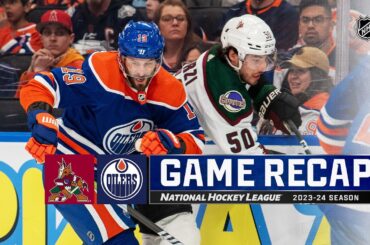 Coyotes @ Oilers 4/12 | NHL Highlights 2024