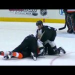 Sidney Crosby fight's with Claude Giroux