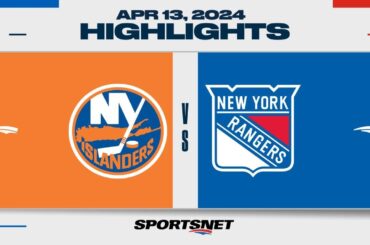 NHL Highlights | Islanders vs. Rangers - April 13, 2024