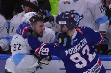 KHL Fight: Podkolzin VS Prince